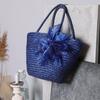 2025 Simple Straw Bag: Women's Pastoral Ins-Style Handbag for Beach Vacations