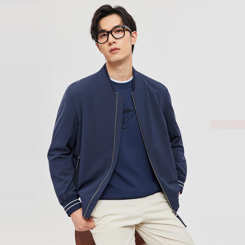 SEPTWOLVES Men's Recycled Fabric Baseball Collar Jacket