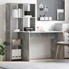 Concrete Grey Desk 138.5 x 55 x 143 cm Particleboard