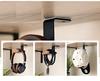 KiaoTime Kopfhörerhalter Halter Nussbaumholz Headset Universell Passend - Ständer, (Untertischhalterung)