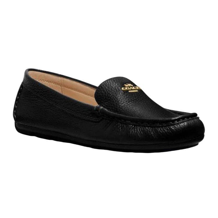 COACH Marley Leather Driver Loafers G4835-BLK