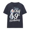 Frozen Womens/Ladies Chillin Like Olaf 9th Birthday T-Shirt