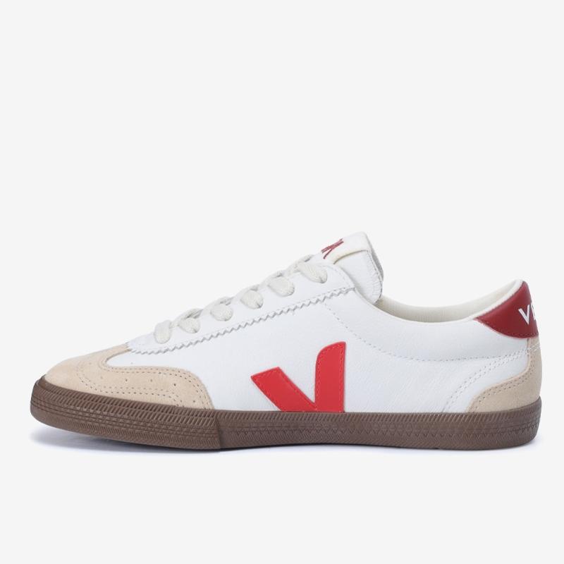 Veja Unisex Leather Sneakers Volley Svju241vo20 533