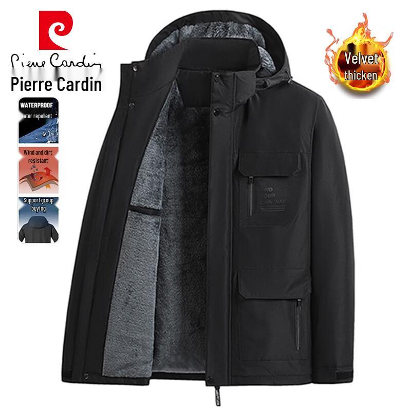 Pierre Cardin Men's Hooded Winter Padded Jacket