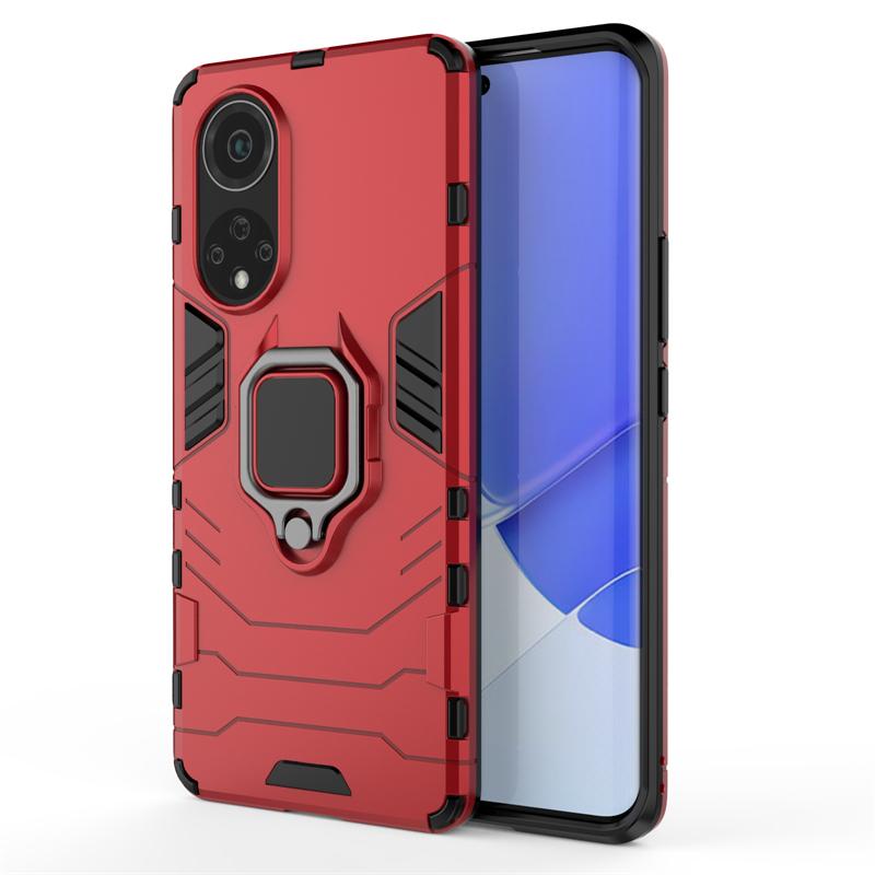 

For Huawei Nova 9 SE Case Armor Magnetic Suction Stand Full Cover For Huawei Nova 9 SE Case Cover For Huawei Nova 9SE 8 8i 7 Pro For Huawei Nova 9 SE червоний