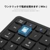 2.4G Wireless Numeric Keypad with Touchpad, 22-Key Portable Bluetooth Numeric Keypad, USB-C Rechargeable for Financial Accounting (Black)