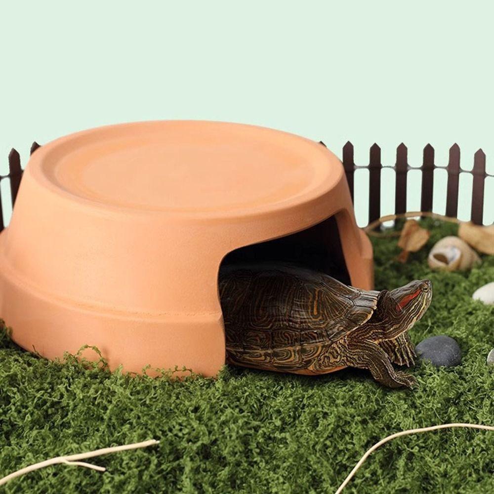 Entranc Turtle Hideout Decorative Reptile Caves Practical Reptile Terrarium  Landscaping