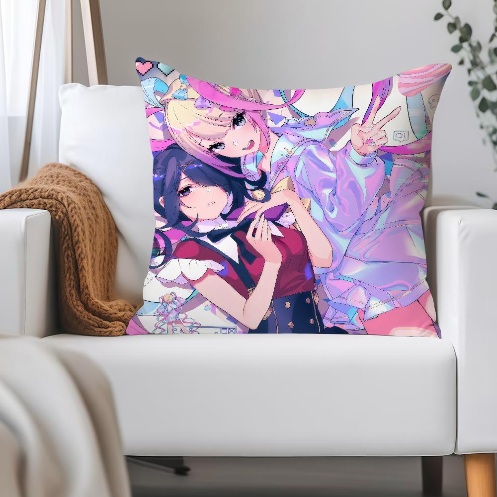 Game N-needy Streamer O-overload Amechan Pillow Case Applicable Space For Guest Rooms Interiors Cars Office House Decoration