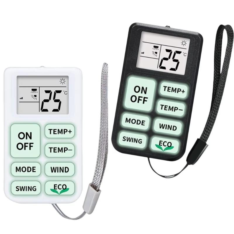 English Version Universal AC Remote Control 1PCS Low Power Consumption Compatible with Most Air Conditioner for Daily Use