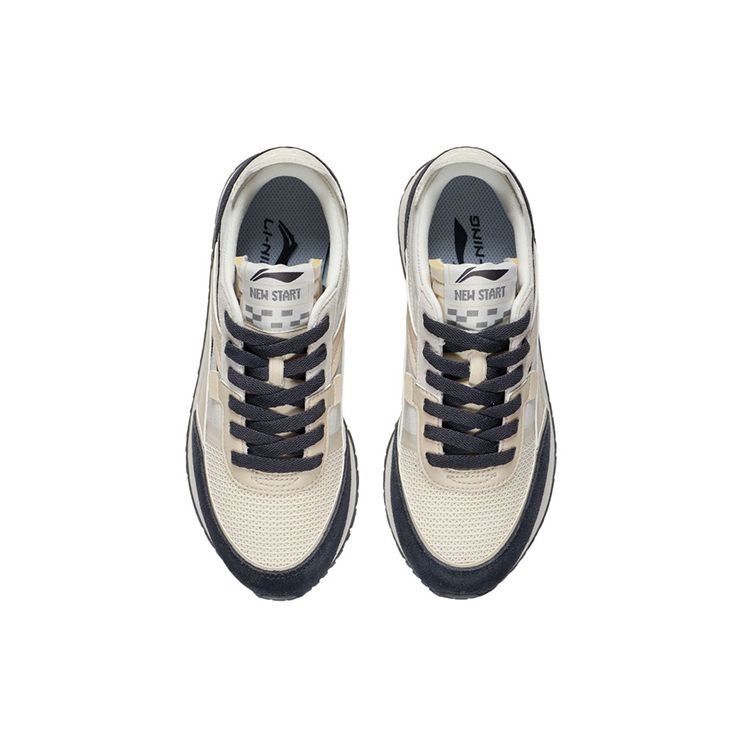 Li Ning Wind Rider Durable Breathable Low Top Running Shoes Women sneakers Gray Black AGCR196-13