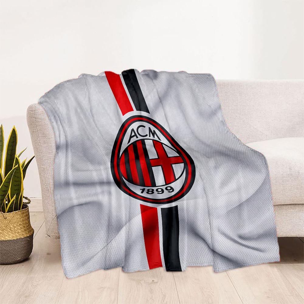 Ac Milan Blanket Soft Warm Cozy Suitable For Livingroom Chair Couch For All Seasons Modern Birthday Christmas Gift Blanket