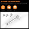 2 PCS Brake Bleeder Hose, One Way Check Valve Tube Bleeding Tool Kit for Motorcycle Clutch, Hydraulic Brake Fluid Bleeder Replacement Hose,