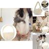 Stylish Cat Carrier With Single Shoulder And Crossbody Straps Perfect For Outdoor Adventures