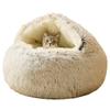 New Height-thickening Semi-closed Long Fur Nest Cat Dog Mat Dog Nest Cat Nest Warm Pet Supplies