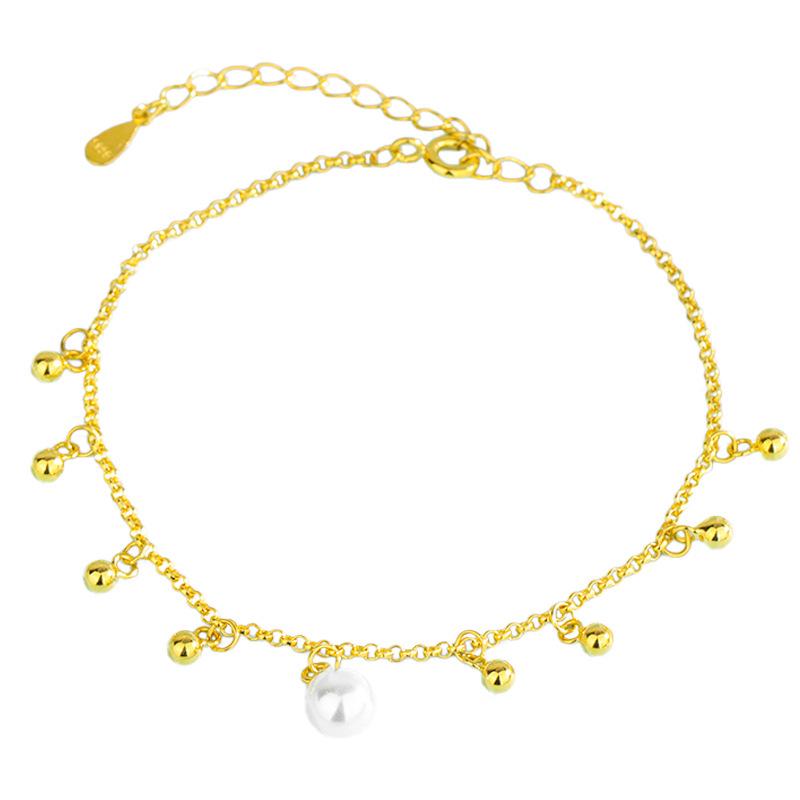 S925 Sterling Silver Pearl Star Bracelet for Women - Stylish Niche Design, High-End Fashion Jewelry Gift