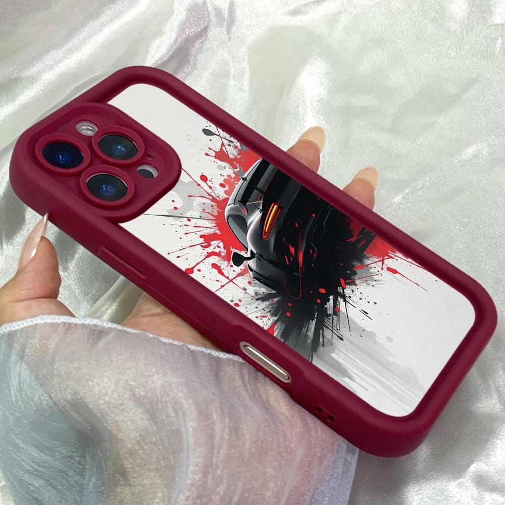 JT568 We Running Car for iPhone 17 16 15 14 13 Pro Max Samsung S26 S25 Ultra A17 A07 A56 A16 A15 A14 Xiaomi 15T Redmi 15c 14C 13 Soft Case