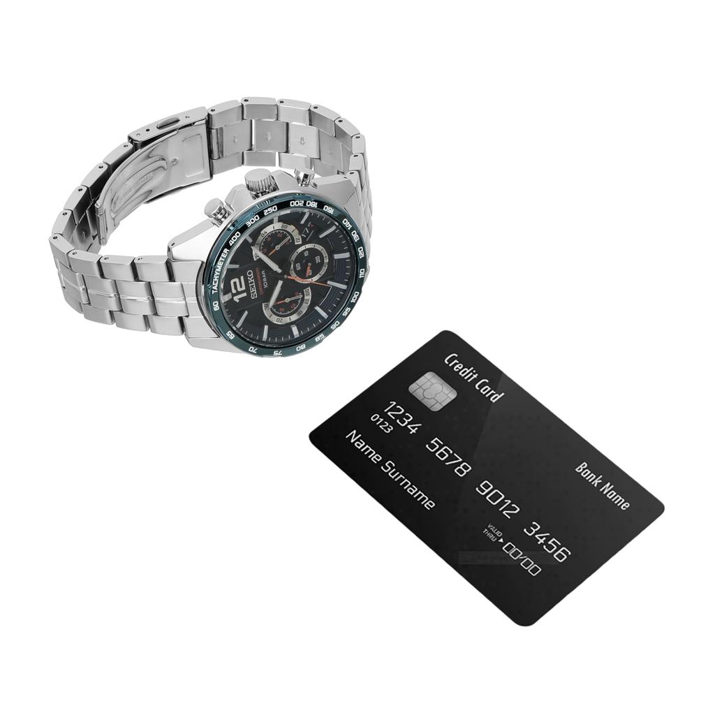 [SEIKO] SEIKO Watch Analogue Quartz Navy Dial SSB345P1 Chronograph Analog Quartz Dark Navy Dial Men's