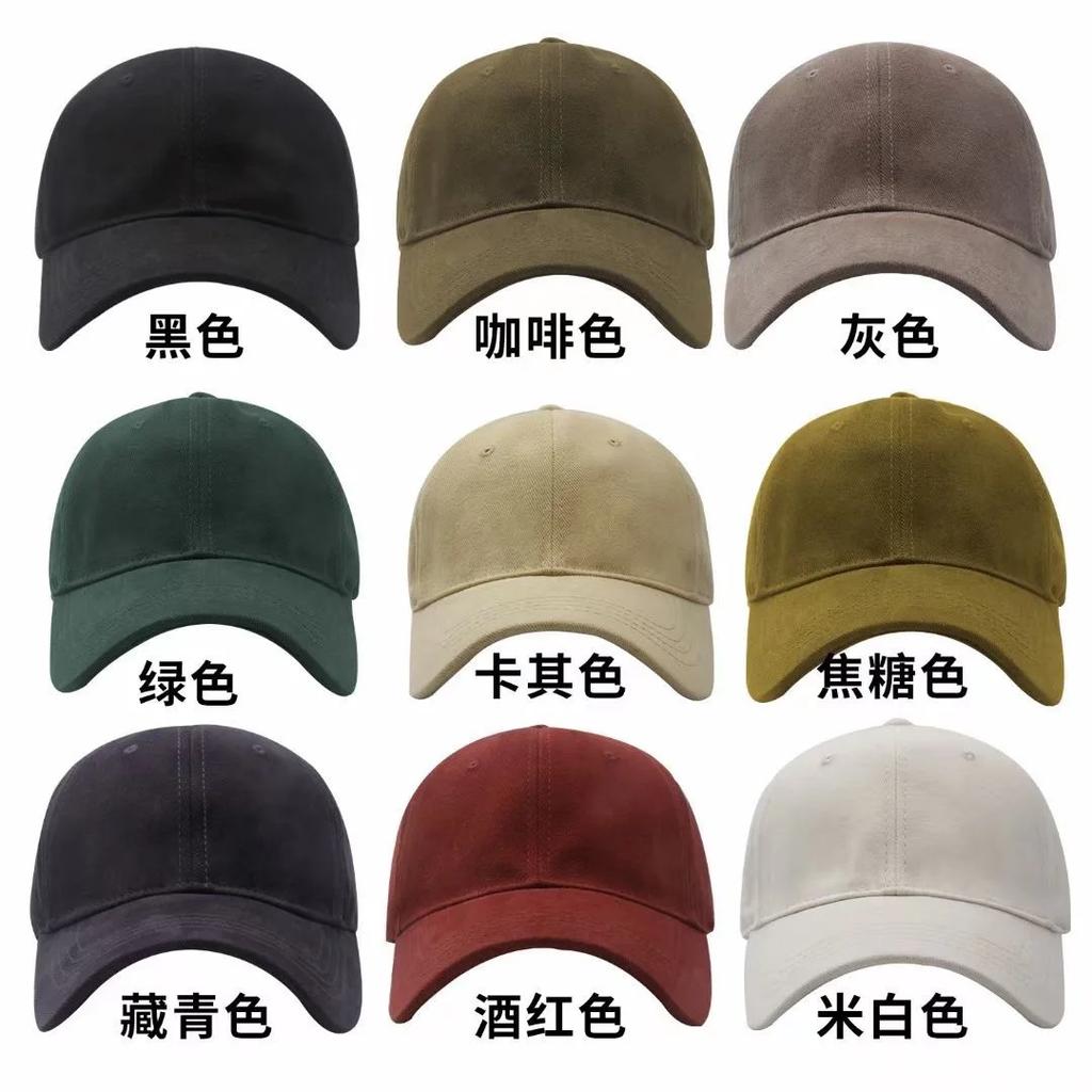 XXL Big Size Baseball Caps Solid Big Head Brushed Soft Cotton Extra Large Size Low Profile Golf Hats Women's OverSize Cap Men