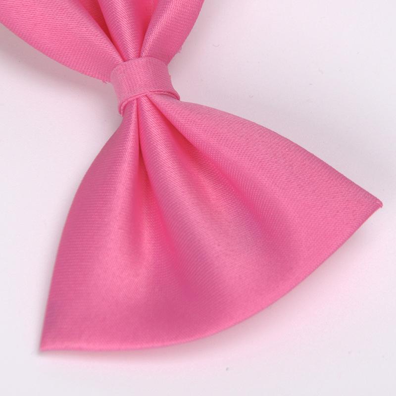 British Korean Style Red Black Men's Bow Single Layer Bow Tie