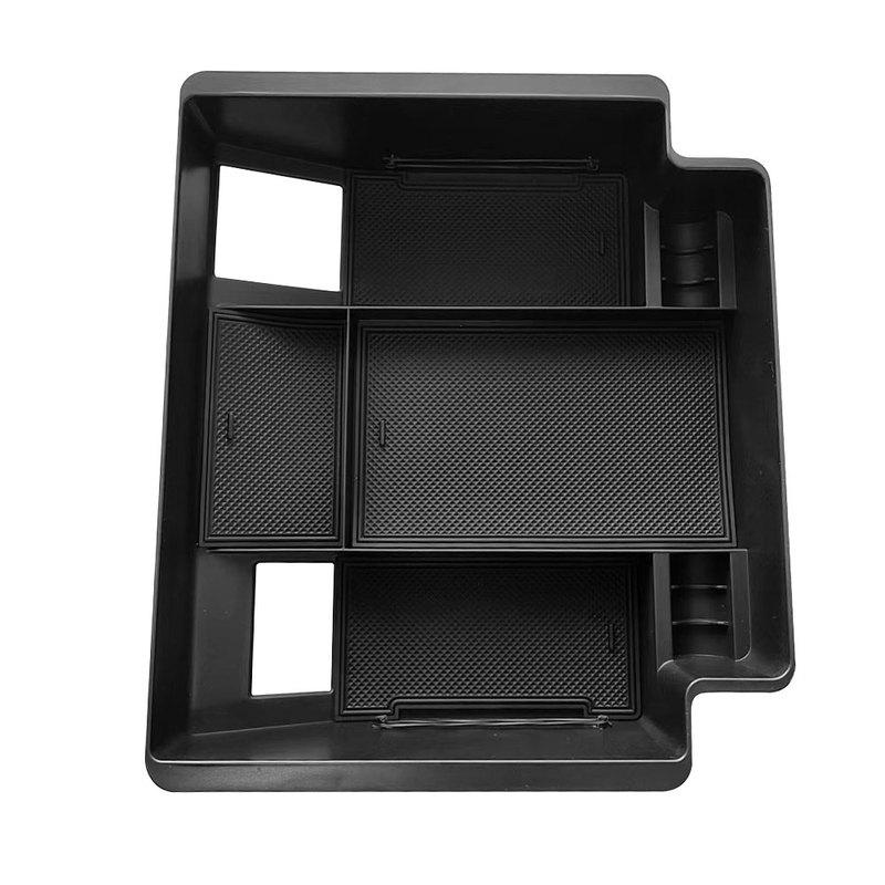 Car Central Storage Box for GMC Sierra 1500  Non-slip Rubber Center Console Organizer Armrest Tray Storage Organizer