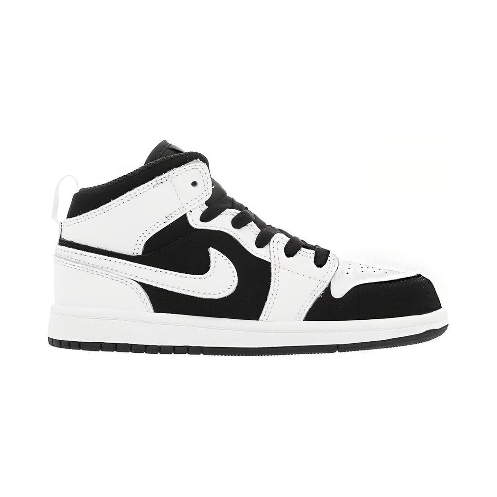 Jordan 1 Mid White Black PS 640734-113