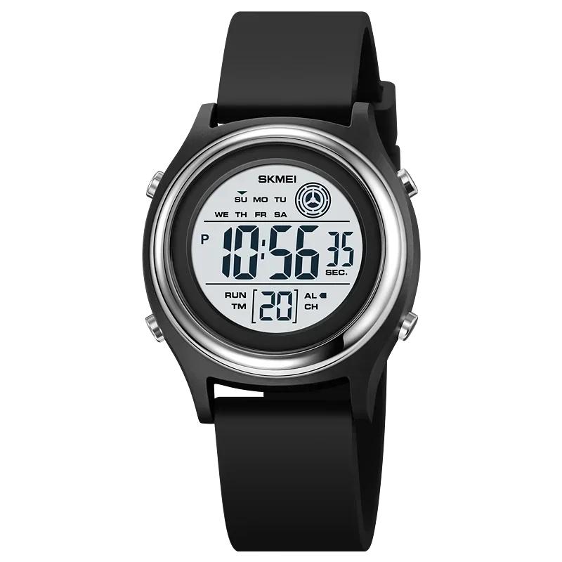 SKMEI 2094 Luxury Womens Digital Wristwatch Stopwatch Lady Waterproof Shockproof Back Light Countdown Watches for Women Reloj