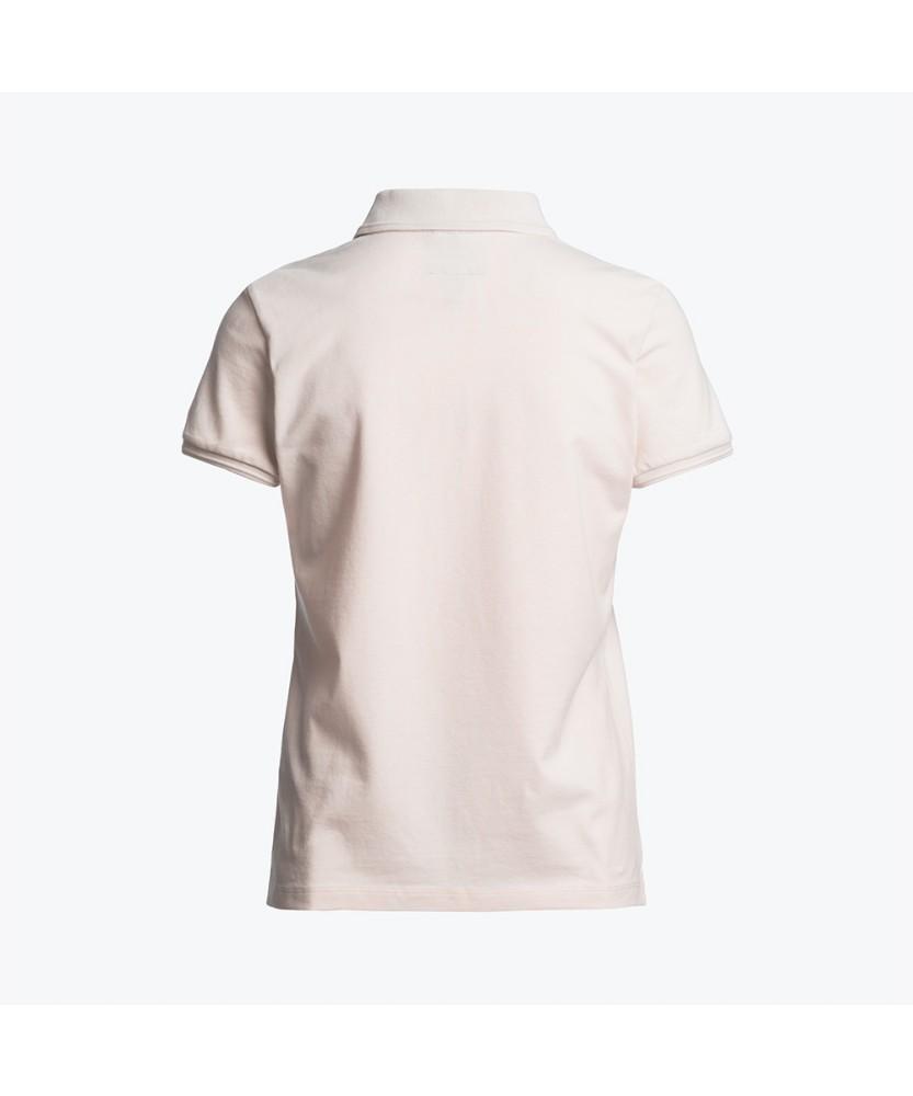 PARA JUMPERS Women'S Pique Polo Shirt Enif-Blush White (26Smpwpoek33Pj0281)