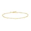[Worn by ITZY Lia, Kim Seulgi, Jeon Hyosung, Solar, Young K] Gold Disc Station 925 Silver Bracelet B063-01G.