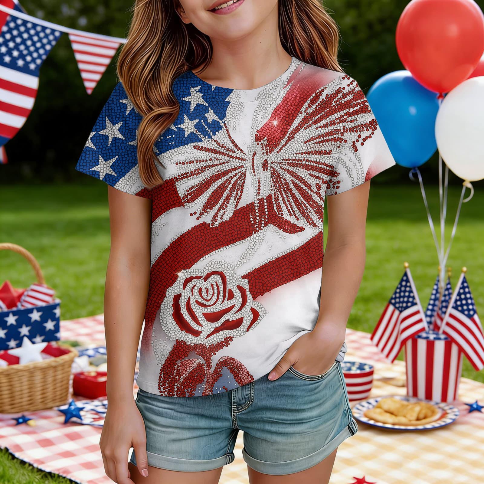 

Kids Short Sleeve Crew Neck Casual T-Shirt Lightweight Breathable Fabric Comfortable Fit Printed Design for Everyday Wear 120 винный
