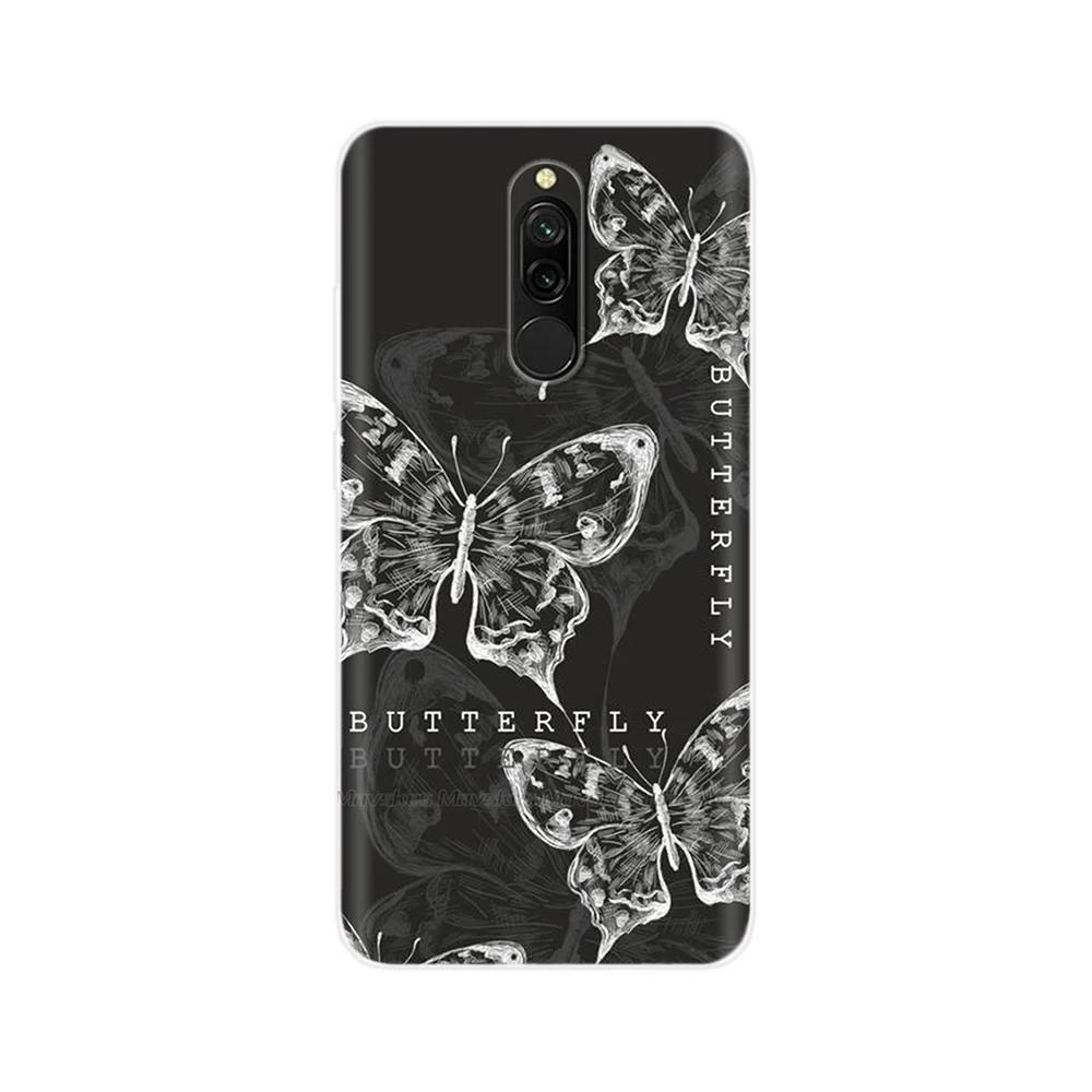 For Redmi 8 8A Pro Case TPU Silicone Shockproof Cat Phone Cover For Redmi 8 8A 7 7A redmi7 Transparent Funda Printing Soft Coque