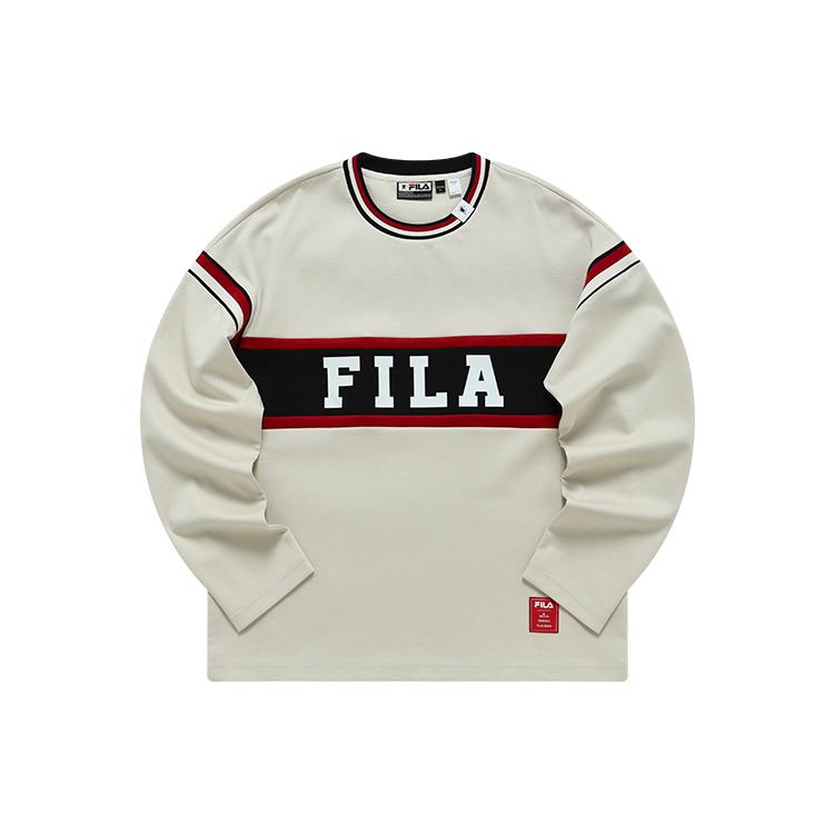 FILA x MIHARA YASUHIRO T Shirt Men s Beige F11M213206F-BG XL