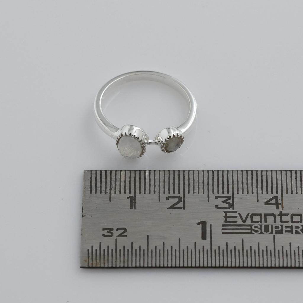 Natural Moonstone Silver Women Ring, 925 Sterling Silver Handmade Jewelry, Silver Ring, Gift For Her Ar8935