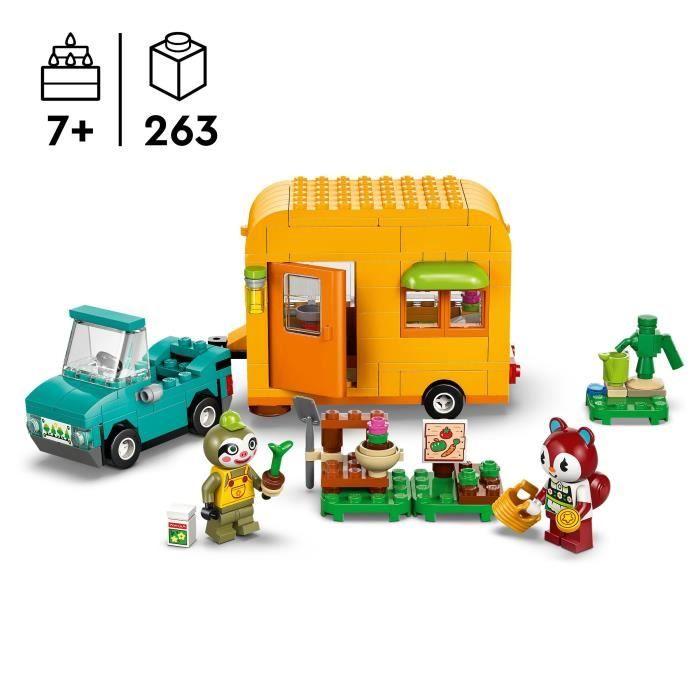 LEGO Animal Crossing 77054 Caravane et stand de jardinage de Racine - Jouet voiture