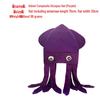 Chapeau d'Halloween en Peluche Coloré: Designs amusants de poulpe, de canard et de champignon
