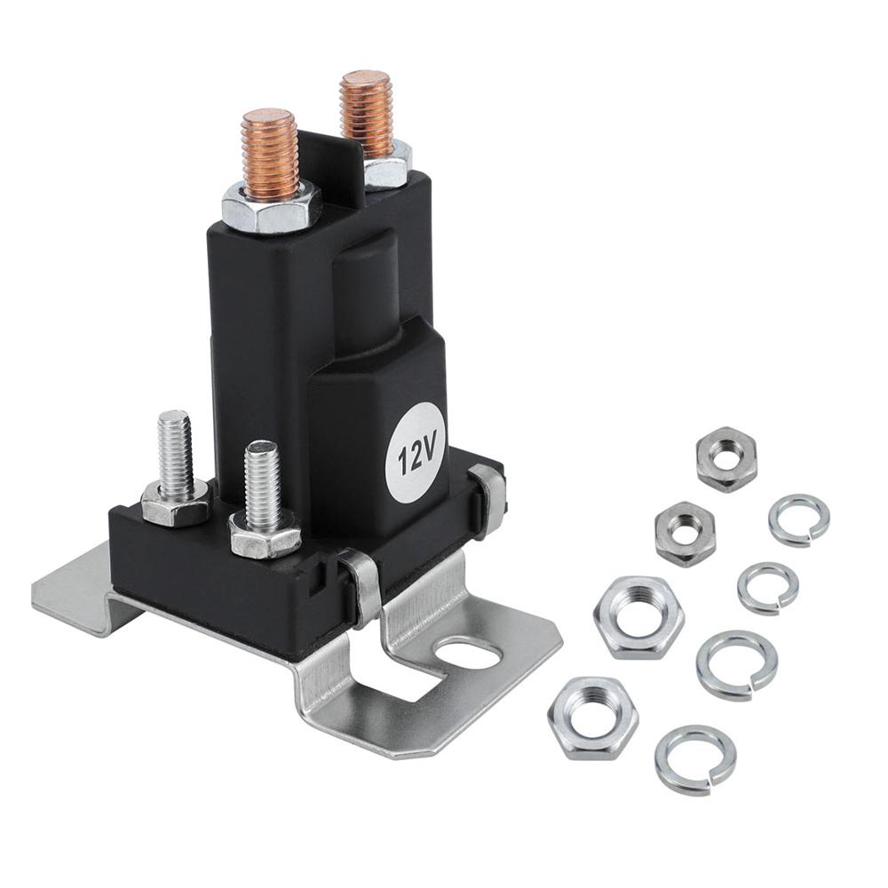 12V 500A Car Dual Battery Isolator Starter Solenoid Relay Switch with 100A Fuse