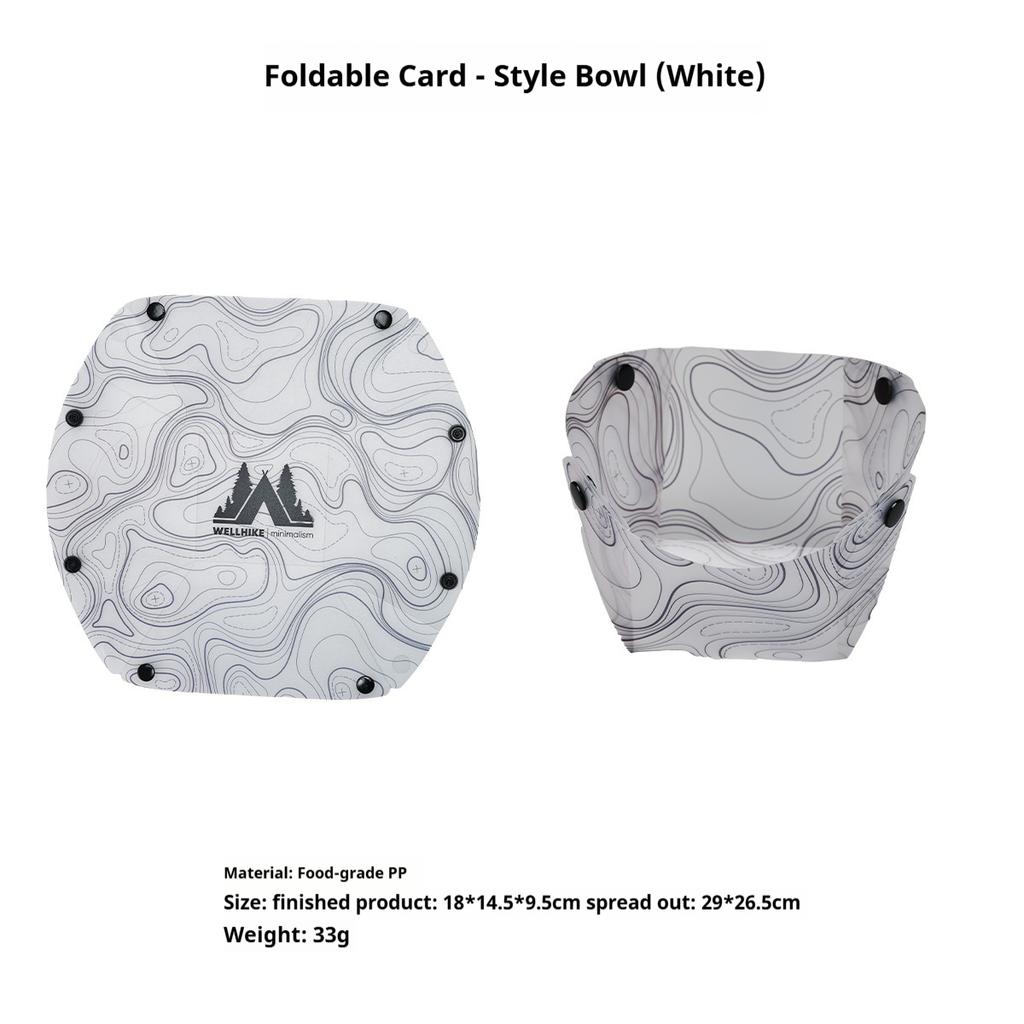 WeeHike Ultralight Portable Foldable Multi Purpose Outdoor Tableware Set Bowl Plate Coffee Filter Funnel Water Cup For Camping