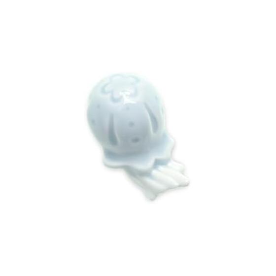 natural69 Hasami Ware Jellyfish Chopstick Rest - Light Blue / Tableware, Chopstick Holder, Figurine, Dishwasher Safe, Made in Japan, Nordic Ceramic,