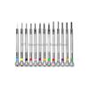 13Pcs Watch Repair Tools Screwdriver Set 0.6mm-2.0mm Flat Head Screwdriver Kit Professional Watchmakers for Watch Repair Tools