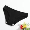 Cotton Underwear for Women Low Rise Ribbed Cheeky Bikini Panties Breathable High Cut Sexy Hipster Briefs