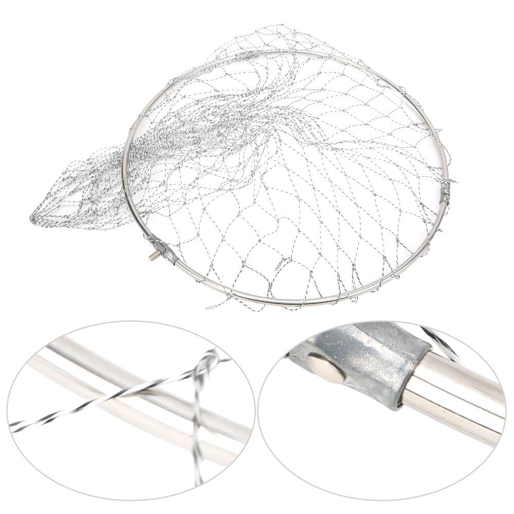 Foldable Brail Net Nylon Fishing Net Portable Landing Net Heads  Fishing Enthusiasts