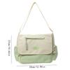 Preppy Style Crossbody Bag Handbag Canvas Bag Fashion Shoulder Bag  Unisex