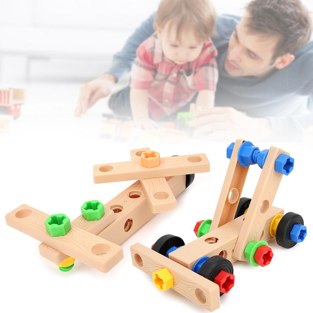 Children Assembly Building Blocks Realistic Shape Multi-function Repair Nut Combination Boys Educational Toys
