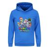 5407 Multi-color Kids Boys Girls Dandy World Printed Hoodies Trousers Clothes Set