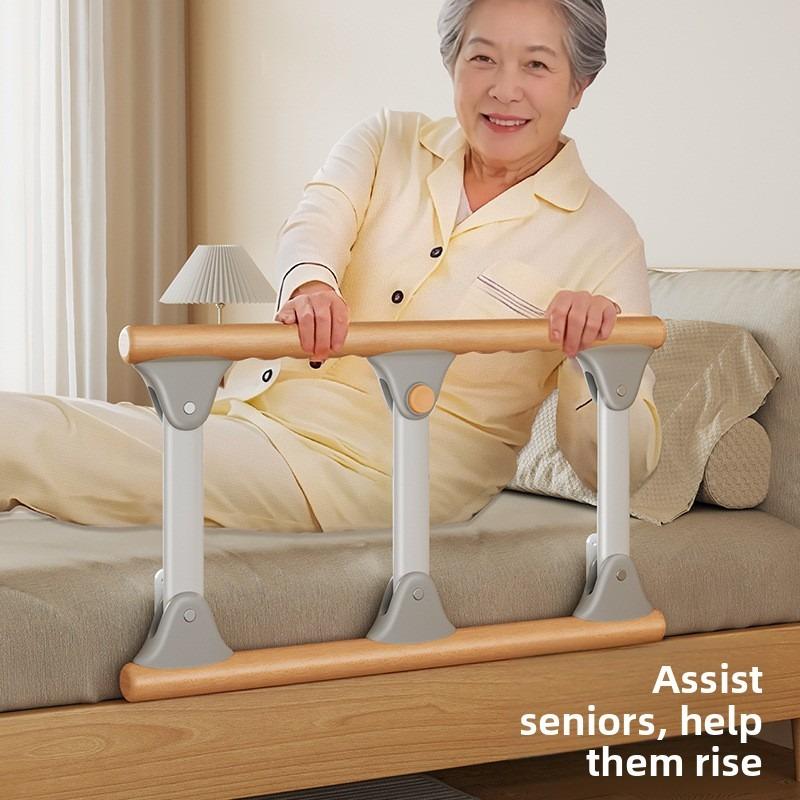 Household elderly bed fence guardrail side helps get up and get up, auxiliary device, bedside handrail railing is unilaterally prevented