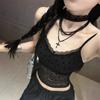 Lace Sling Vest, Women's Summer Belt, Chest Pad, Beautiful Back, Design Sense, Hot Girl Pure Desire To Dance, Sexy Mesh Top
