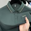 Nuova Polo da Taschino Originale per Outfit Estivo da Papà Maglietta a Maniche Corte da Uomo Casual con Colletto Business a Mezza Manica Uomo