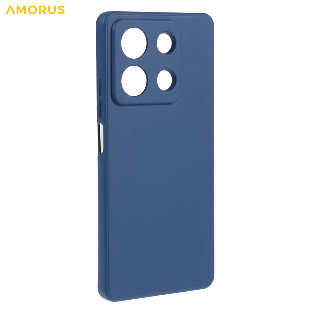 For Xiaomi Redmi Note 13 Pro 5G/Poco X6 5G Case Precise Cutouts TPU Fiber Lining Shockproof Phone Cover