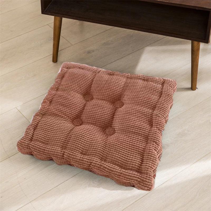 Thicken Square Corncob Tatami Seat Office Chair  Cushion Soft Sofa  for Home Floor Decor Textile Knee Pillow