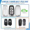Car Key Cover for Ford, Soft TPU Protection Key Case Compatible With Ford Maverick Lincoln Fusion F150 F250 F350 F450 F550, 5 Buttons Remote Key