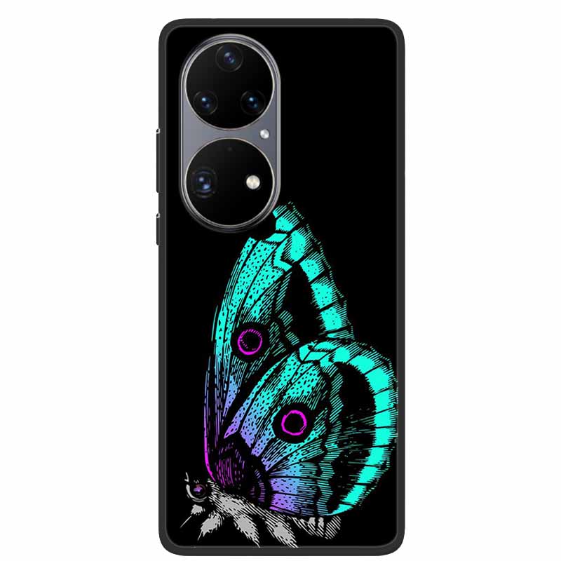 Phone Case For Huawei P50 Pro Cover Soft Silicone Cool coque For Huawei P50Pro P50 Pro 5G Back Cases P 50 Pro Fashion TPU Fundas
